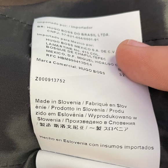 BOSS Hugo‎ Boss Jena Wool Blend Blazer in Black Size 12 - Picture 8 of 9